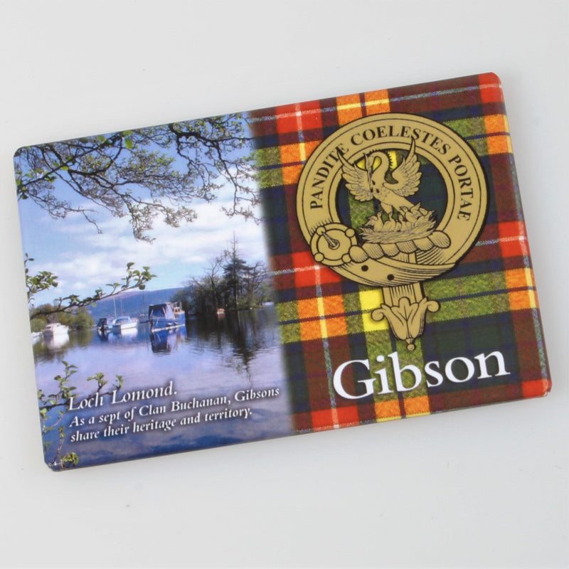 Gibson Clan Crest Fridge Magnet
