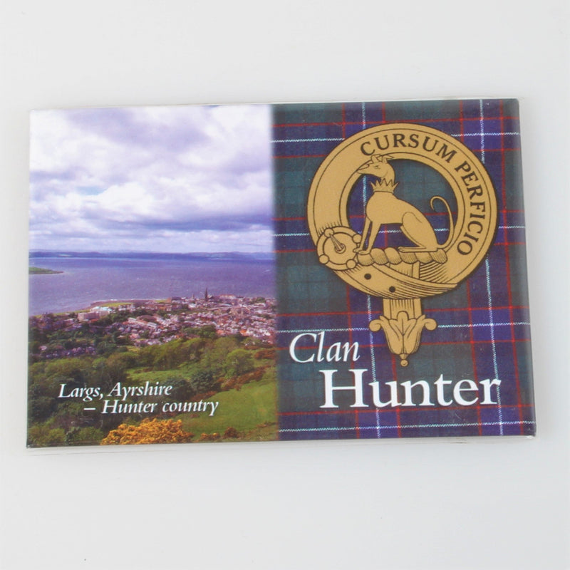 Hunter Clan Crest Fridge Magnet