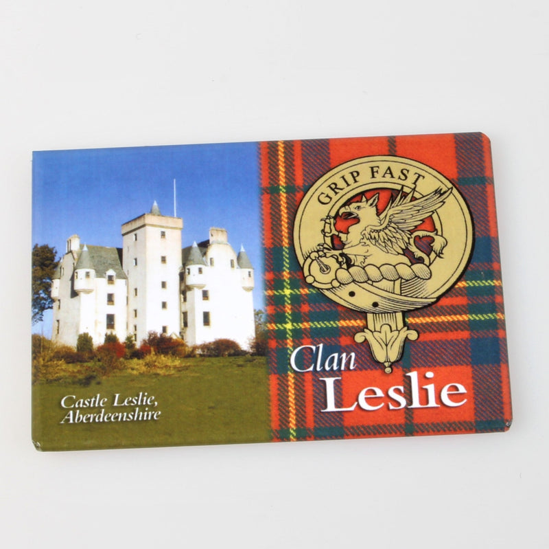 Leslie Clan Crest Fridge Magnet