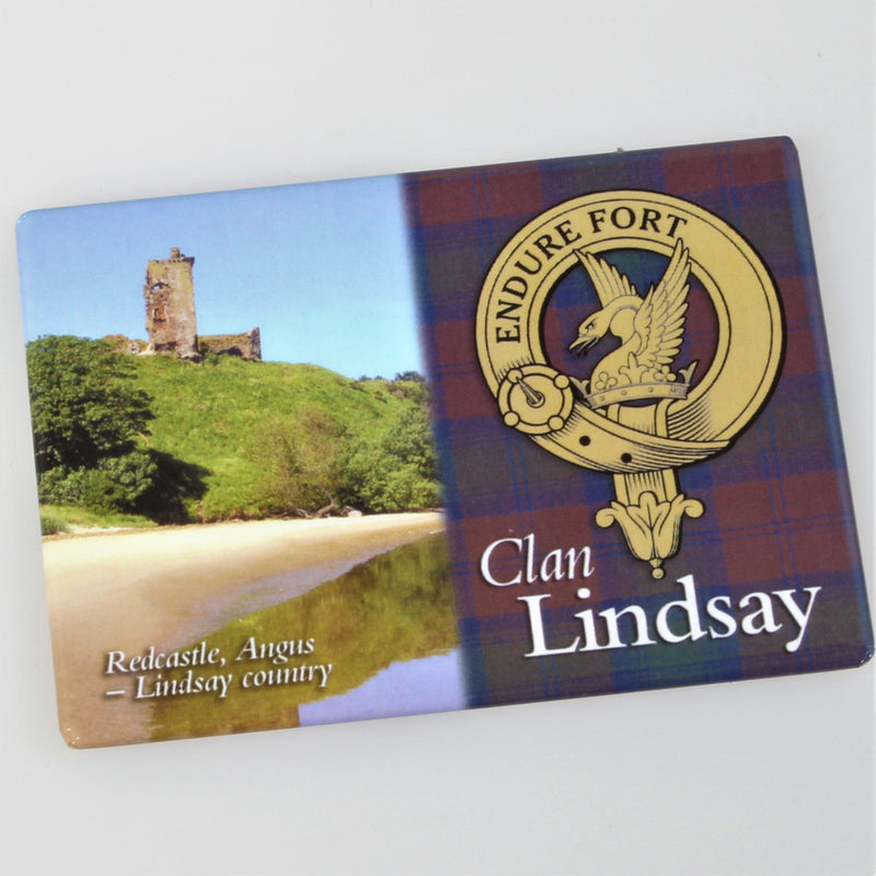 Lindsay Clan Crest Fridge Magnet