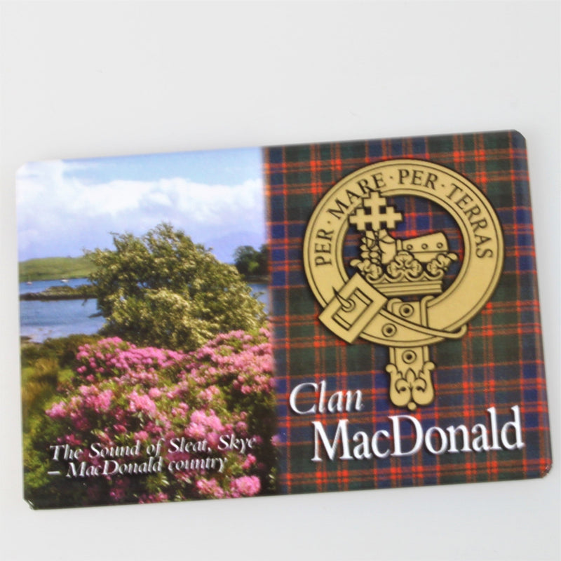 MacDonald Clan Crest Fridge Magnet
