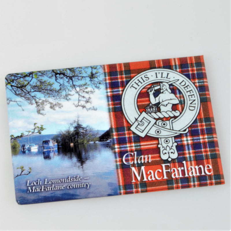 MacFarlane Clan Crest Fridge Magnet