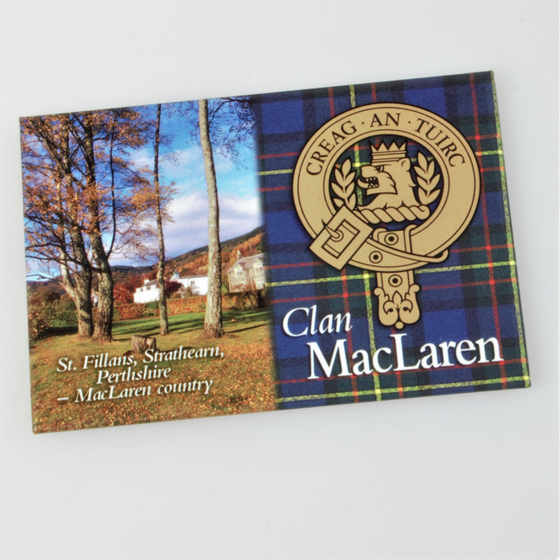 MacLaren Clan Crest Fridge Magnet
