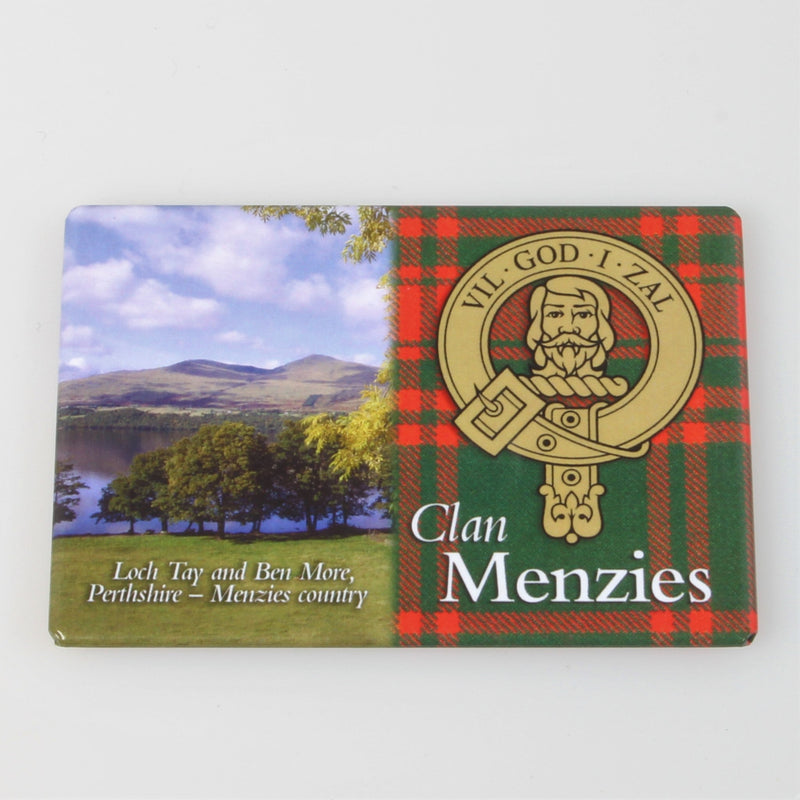 Menzies Clan Crest Fridge Magnet