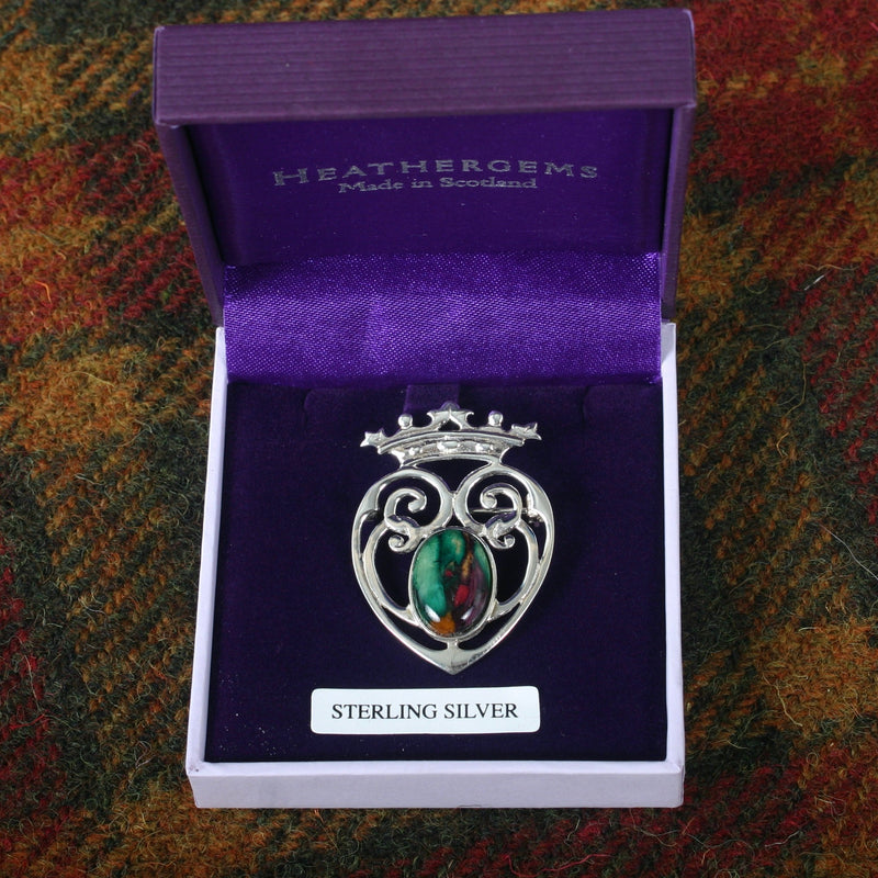 Heathergems Luckenbooth Brooch