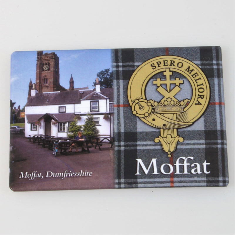 Moffat Clan Crest Fridge Magnet