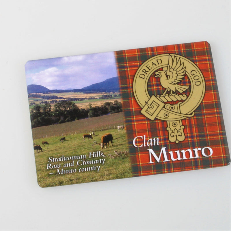 Munro Clan Crest Fridge Magnet