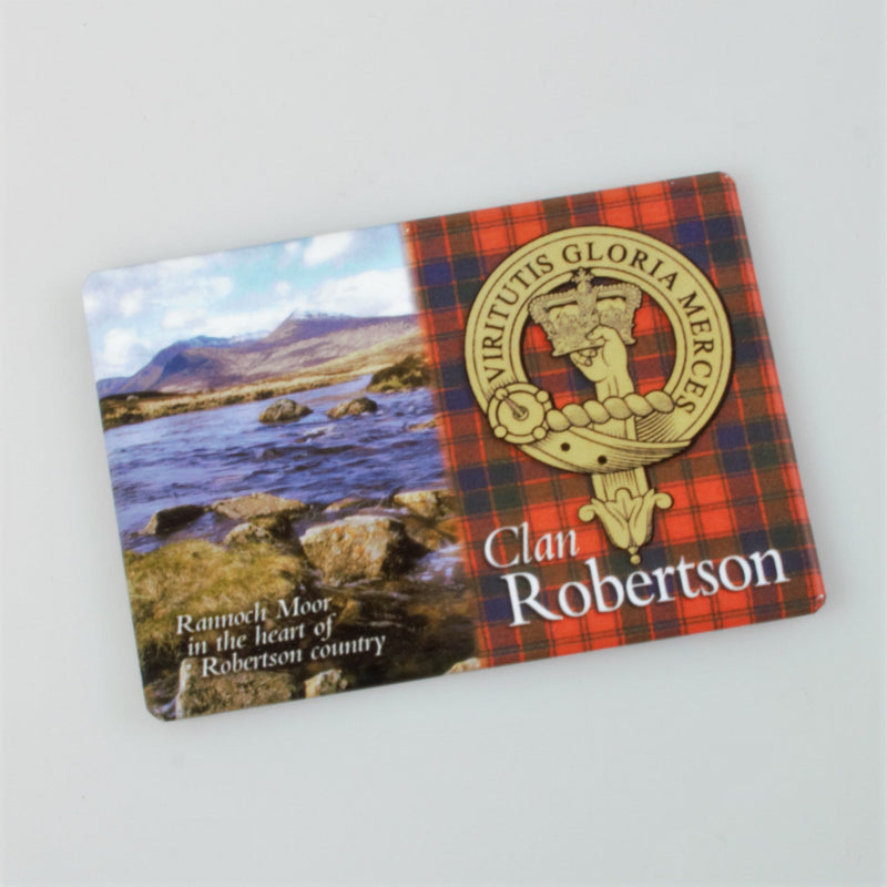 Robertson Clan Crest Fridge Magnet
