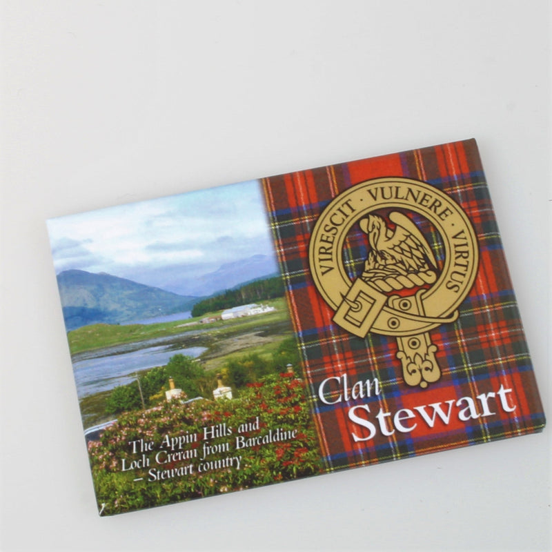 Stewart Clan Crest Fridge Magnet