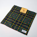 Pocket Square in MacMillan Hunting Modern Tartan, a stylish wool handkerchief perfect for formal events and weddings.