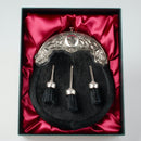 MacGregor Clan Crest Pewter Sporran - Straight Chain