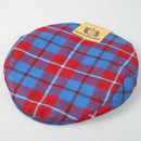 Stylish Pure Wool Golf Cap in Galloway Red Modern Tartan, perfect for golf and casual outings