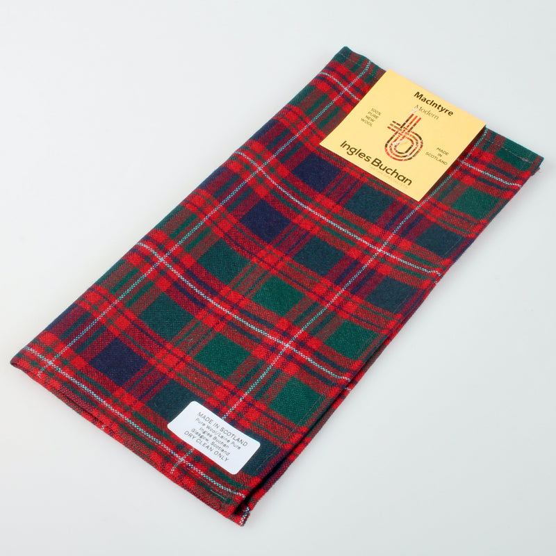 Wool Tartan Pocket Square in MacIntyre Modern Tartan