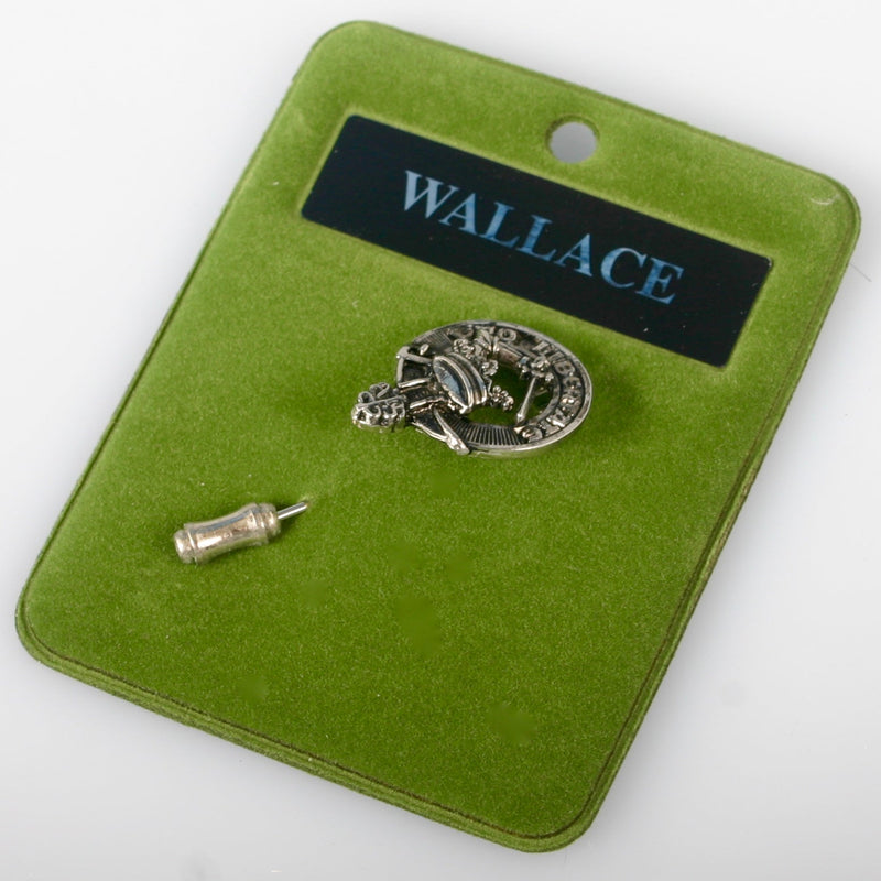 Wallace Clan Crest Pewter Tie Pin