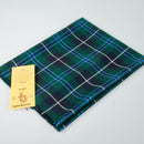 Douglas Modern Tartan Wool Stole, a luxurious Scottish accessory made of 100% pure new wool, featuring a classic tartan pattern with a chic fringe, perfect for adding elegance to any outfit.