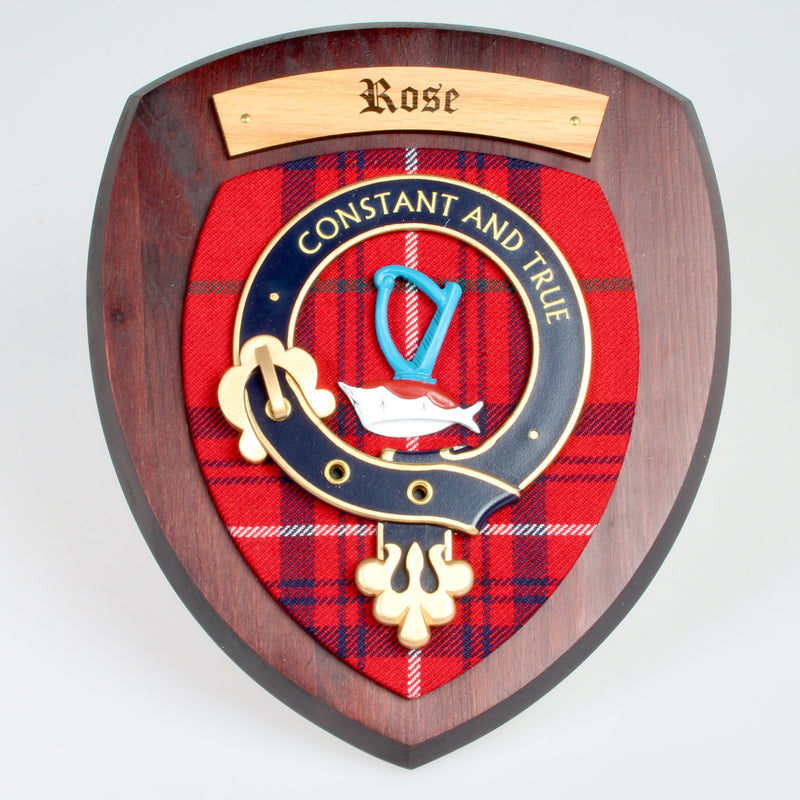 Rose Clan Crest Plaque