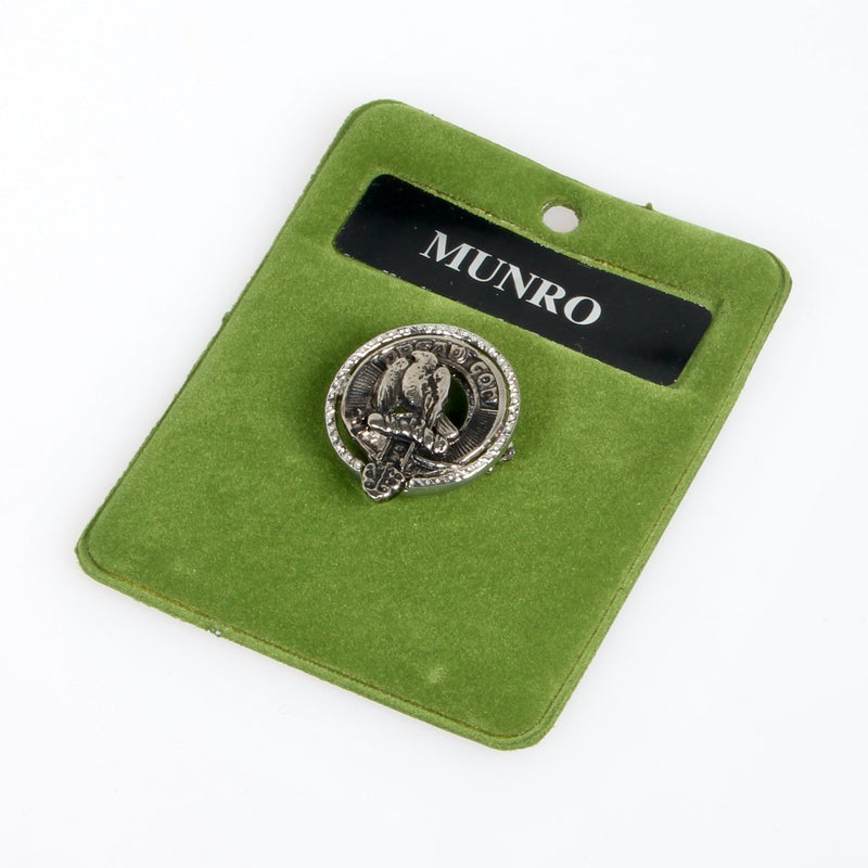 Munro Clan Crest Small Pewter Pin Badge