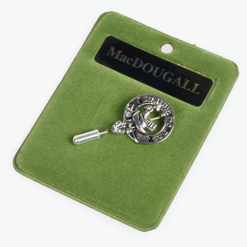 MacDougall Clan Crest Pewter Tie Pin
