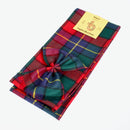 Mini Sash in Kilgour Modern Tartan elegantly draped over a shoulder, showcasing its stylish design made from 100% pure new wool, perfect for special occasions like weddings and Scottish festivals.