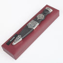 Handcrafted Wood Clan Crest Sgian Dubh - Stone Top showcasing its luxurious presentation box, ideal for gifts and special occasions.