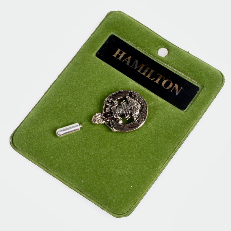 Hamilton Clan Crest Pewter Tie Pin