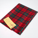 Dunbar Modern Tartan Shawl made from 100% pure new wool, lightweight and versatile for various styles.