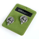 Stewart Clan Crest Pewter Cufflinks