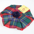 Kilgour Modern Wool Tam featuring a stylish tartan design, crafted from lightweight worsted wool, ideal for winter fashion and cozy comfort.