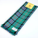 Wool Scarf in Sinclair Hunting Ancient Tartan showcases a vibrant and lightweight design, perfect as a fashion accessory for both men and women.