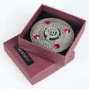 Burnett Clan Crest Pewter Plaid Brooch