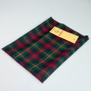MacLennan Modern Tartan Wool Stole in elegant colors draped stylishly, showcasing its luxurious 100% pure new wool fabric, perfect for both casual and formal wear.