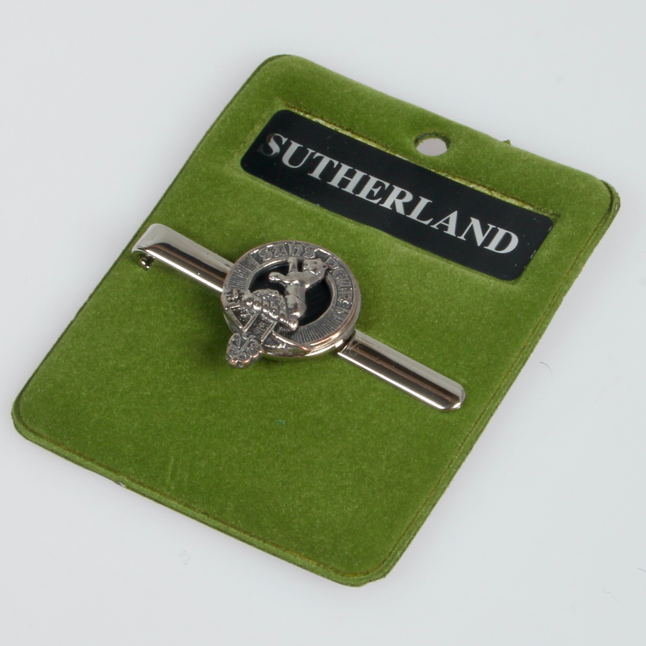 Sutherland Clan Pewter Tie Slide