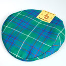 Pure Wool Golf Cap in MacIntyre Hunting Ancient Tartan showcasing luxury and comfort for golf and casual outings.