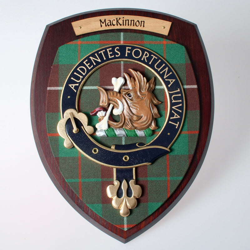 MacKinnon Clan Crest Plaque.
