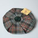Unisex Wool Tam in Scott Green Weathered Tartan