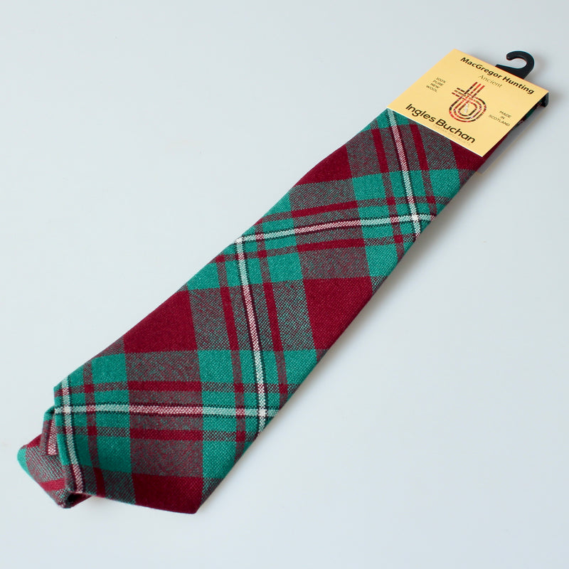 Pure Wool Tie in MacGregor Hunting Tartan
