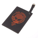 Stylish Anderson Clan Crest Engraved PU Leather Luggage Tag perfect for travel.