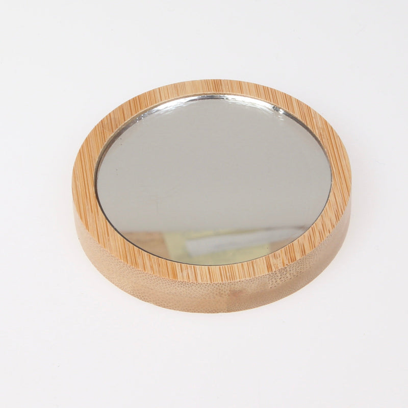Clan Crest Engraved Wooden Pocket Mirror