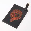 MacPherson Clan Crest Engraved PU Leather Luggage Tag showcasing personalized clan pride and sophisticated travel style.