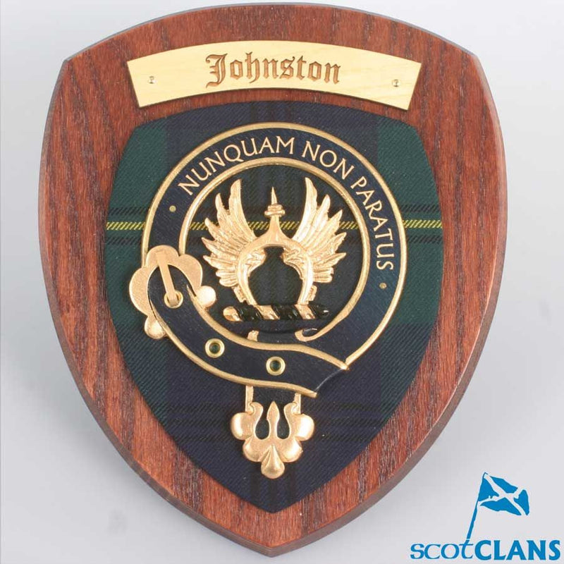 Johnstone Clan Crest Plaque.