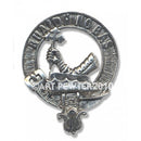 Stylish MacDougall Pewter Clan Crest Buckle for Kilt Belts, perfect for celebrating your Scottish heritage with elegance and pride.