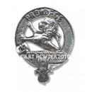 MacFie Pewter Clan Crest Buckle For Kilt Belts