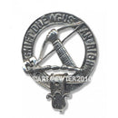MacInnes Pewter Clan Crest Buckle For Kilt Belts