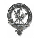 MacLaine Pewter Clan Crest Buckle For Kilt Belts