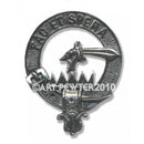 Matheson Pewter Clan Crest Buckle for Kilt Belts displayed in a beautiful presentation box, perfect for gifting.