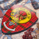MacDonnell of Keppoch Clan Crest Printed Wall Plaque - Custom Made, showcasing vibrant tartan patterns and high-quality printing, perfect for celebrating Scottish heritage.