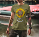 MacGregor Clan Crest Gents T Shirt showcasing the unique clan crest on a stylish and comfortable t-shirt.