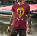 MacIntyre Clan Crest Gents T Shirt showcasing the unique clan crest in vibrant print, perfect for proud clan members.