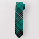 Pure Wool Tie in MacLean Hunting Ancient Tartan showcased elegantly, perfect for formal events or casual gatherings, crafted from 100% pure new wool to elevate your style.