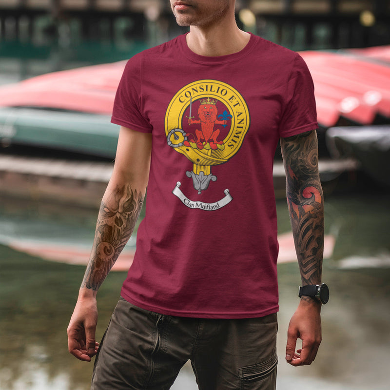 Maitland Clan Crest Gents T Shirt